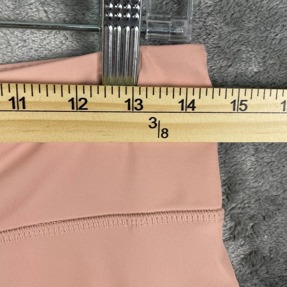GOLD HINGE Pleated Tennis Skirt Skort Womens L Peachy Pink Preppy Pickleball EUC